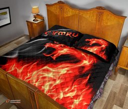 Wales Quilt Bed Set Cymru Flame
