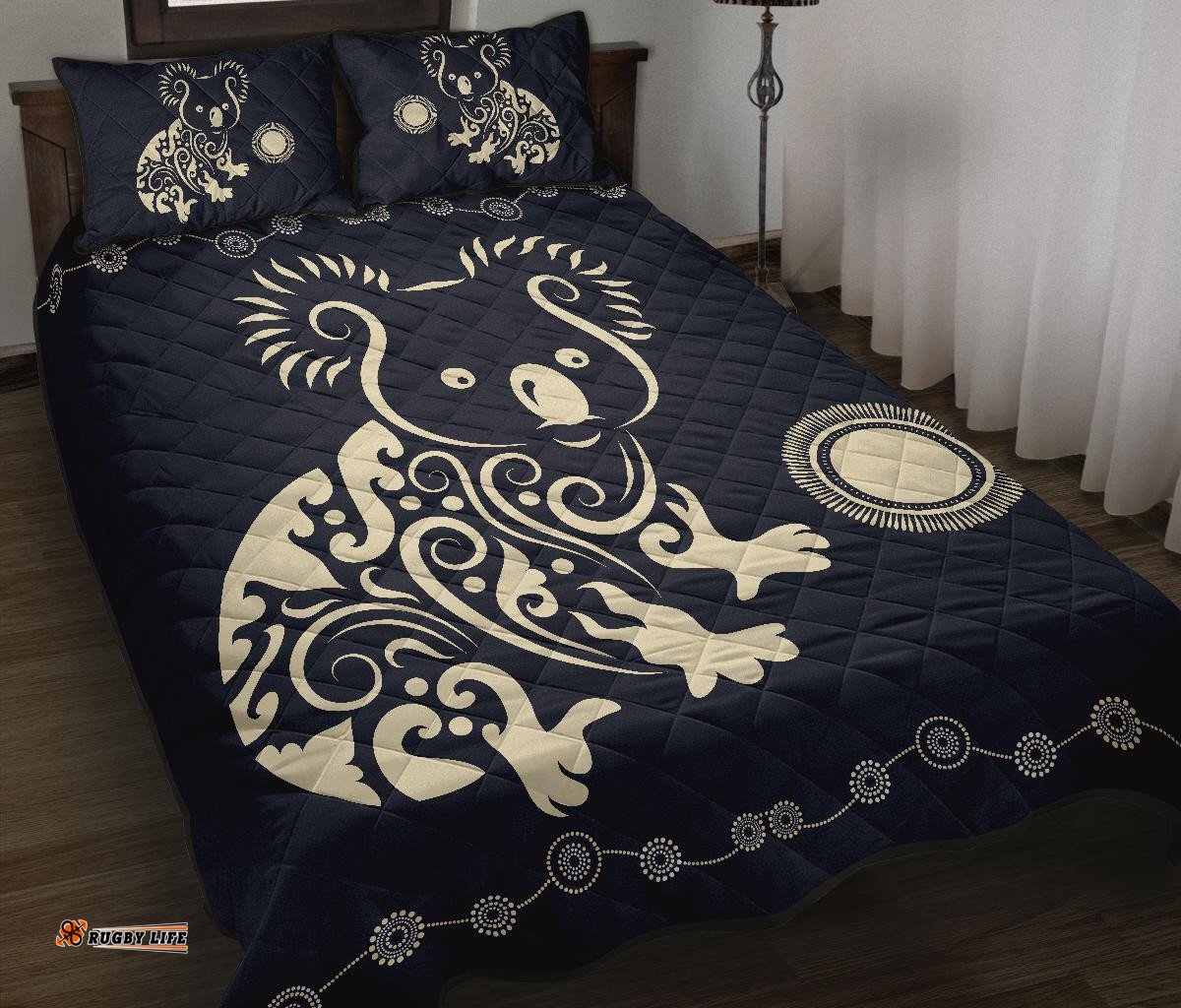 Quilt Cover Set Koala Bed Set Aboriginal Patterns Treasure