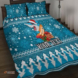Custom Sharks Rugby Quilt Bed Set Chirstmas Vibe
