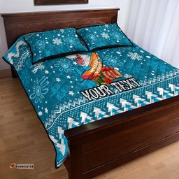 Custom Sharks Rugby Quilt Bed Set Chirstmas Vibe