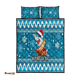 Custom Sharks Rugby Quilt Bed Set Chirstmas Vibe