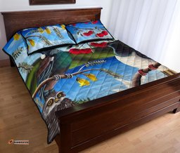 New Zealand Native Birds Quilt Bed Set