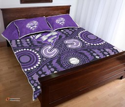 Hobart Hurricanes Quilt Bed Set Aboriginal Style Of Dot
