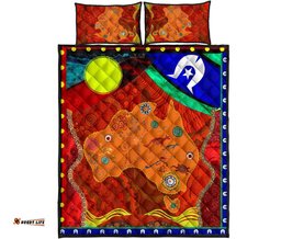 1stAutralia Quilt cover set Australia Map Aboriginal Patterns