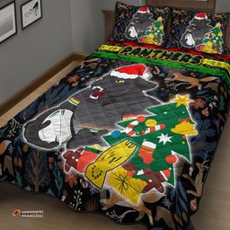 Vibe Hoodie Quilt Bed Set Penrith Panthers Chritsmas Quilt Bed Set