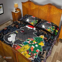 Vibe Hoodie Quilt Bed Set Penrith Panthers Chritsmas Quilt Bed Set