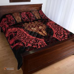 Celtic Dragon Quilt Bed Set Dragon Sword, Cross Patterns