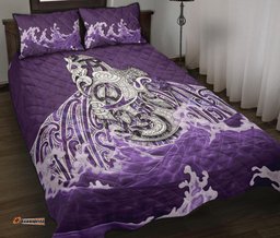 Maori Manaia The Purple Sea Quilt Bed Set