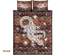 Aboriginal Quilt Cover Sets, Lizard Patterns Dot Painting