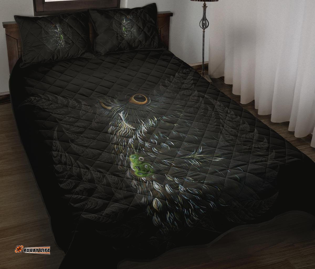 Maori Morepork Quilt Bed Set