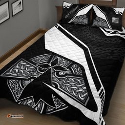Brittany Celtic Quilt Bed Set Celtic Cross and Brittany Stoat Ermine