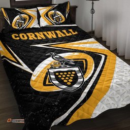 Cornwall Rugby Quilt Bed Set Celtic Cornwall Rugby Ball