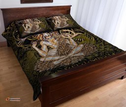 Cernunnos Goddess Quilt Bed Set Celtic God of the Forest