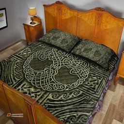 Celtic Quilt Bed Set Celtic Tree Vintage Style Ver02