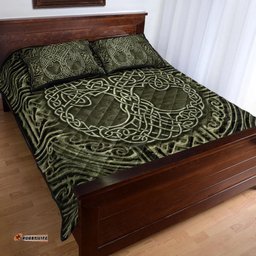 Celtic Quilt Bed Set Celtic Tree Vintage Style Ver02