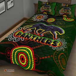 Vibe Hoodie Quilt Bed Set Penrith Panthers Quilt Bed Set 02