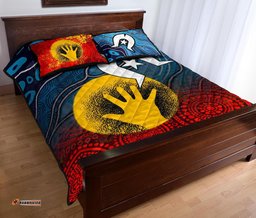 Aboriginal Quilt Bed Set Aboriginal and Torres Strait Islanders Flag
