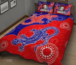 Newcastle Knights Quilt Bed Set Aboriginal
