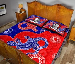 Newcastle Knights Quilt Bed Set Aboriginal