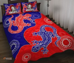 Newcastle Knights Quilt Bed Set Aboriginal