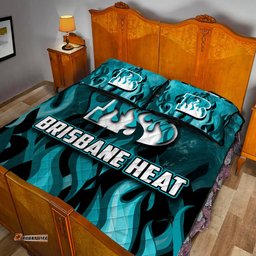 Brisbane Heat Quilt Bed Set Cricket Special Style