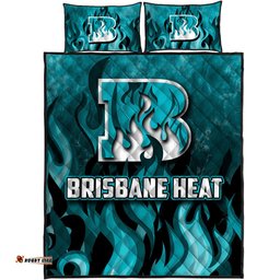 Brisbane Heat Quilt Bed Set Cricket Special Style
