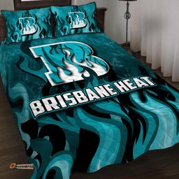 Brisbane Heat Quilt Bed Set Cricket Special Style