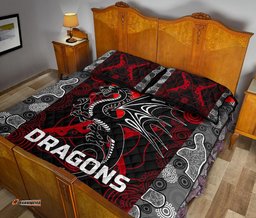 Dragons Quilt Bed Set St. George Aboriginal 09