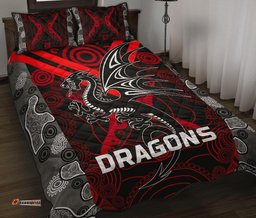 Dragons Quilt Bed Set St. George Aboriginal 09