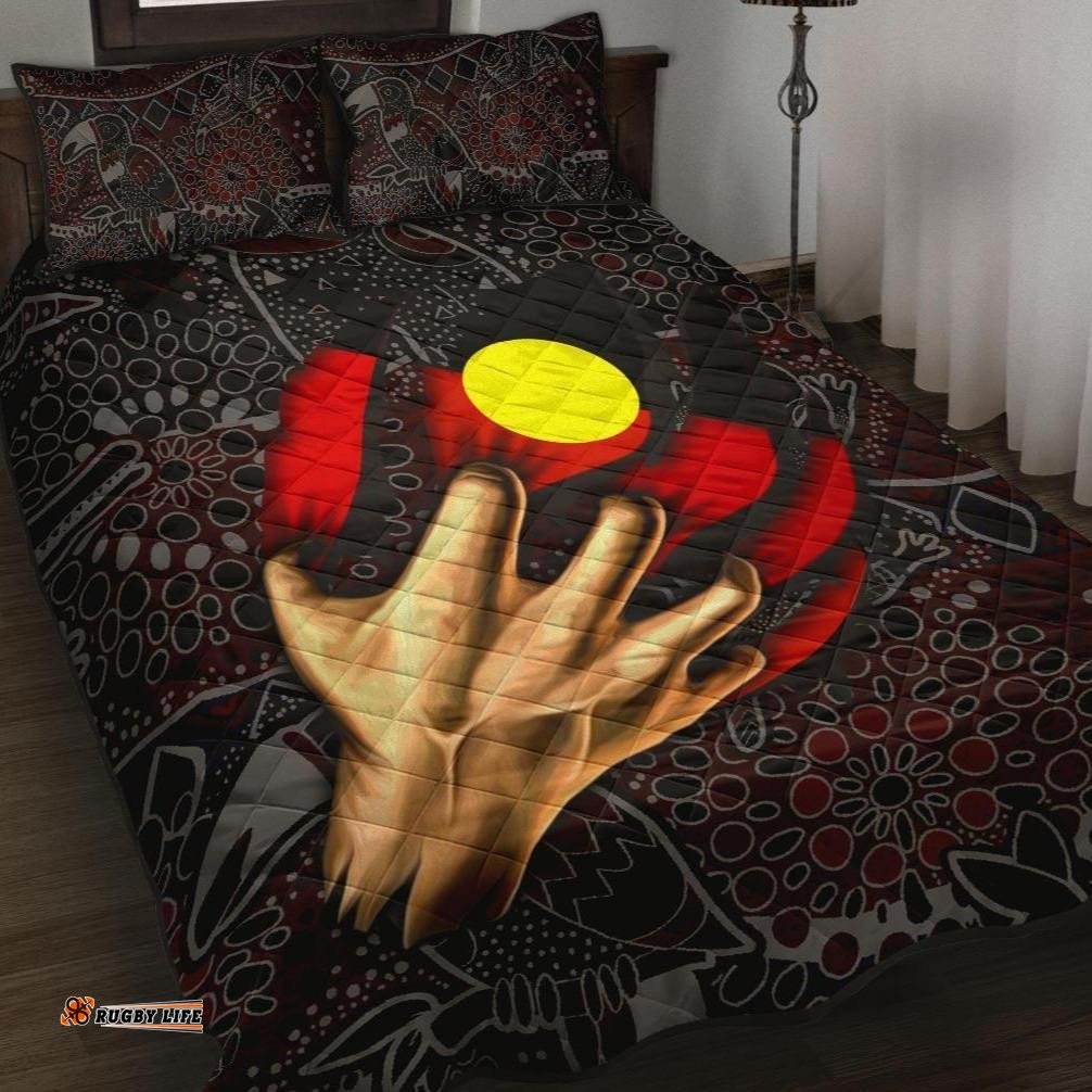 Aboriginal Quilt Bed Set Aboriginal Blood In Me