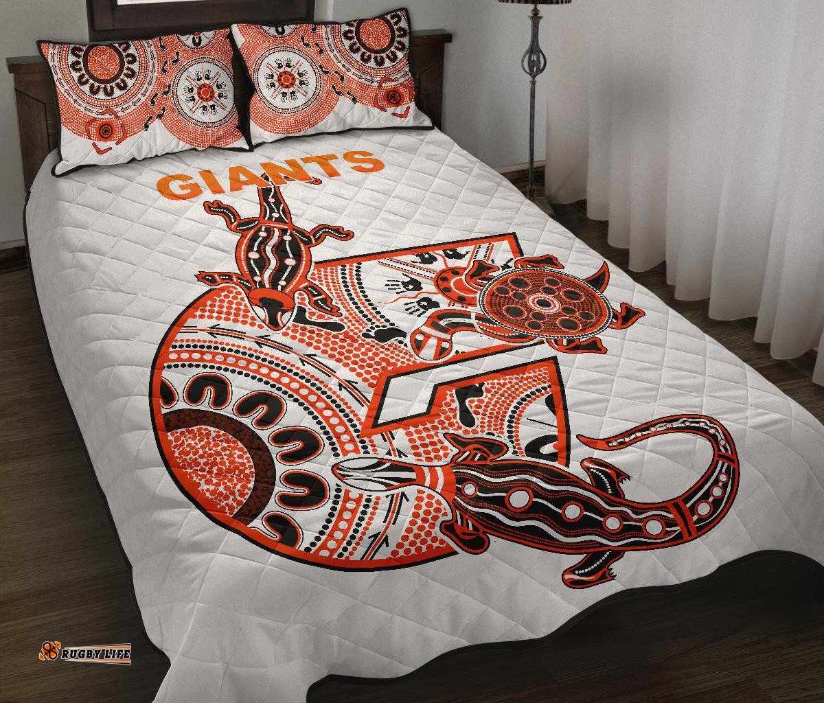 GWS Giants Quilt Bed Set Simple Indigenous