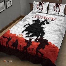 St. George Illawarra Dragons ANZAC Quilt Bed Set Simple Style White
