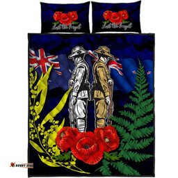 ANZAC Day Quilt Bed Set Army Patterns