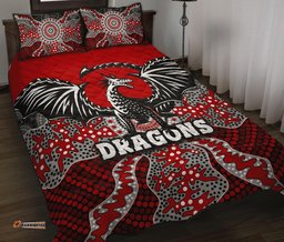 dragons quilt bed set st george aboriginal