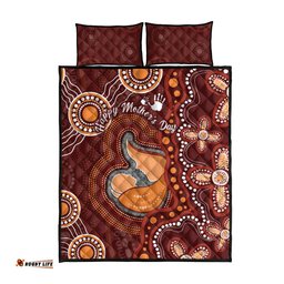 Australia Mother's Day Indigenous Quilt Bed Set Aboriginal Art
