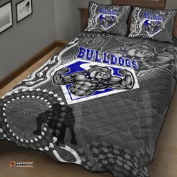 Vibe Hoodie Quilt Bed Set Canterbury Bankstown Bulldogs Superman Quilt Bed Set