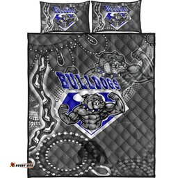 Vibe Hoodie Quilt Bed Set Canterbury Bankstown Bulldogs Superman Quilt Bed Set