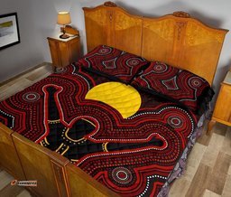 Aboriginal Personalised Quilt Bed Set The Sun Always Shines