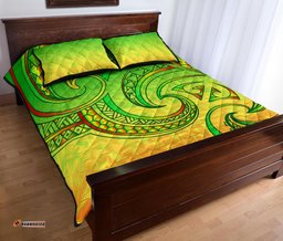 New Zealand Maori Mangopare Quilt Bed Set Polynesian Rasta