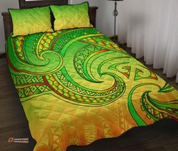 New Zealand Maori Mangopare Quilt Bed Set Polynesian Rasta