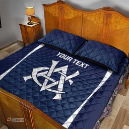 Custom Victoria Cricket Quilt Bed Set Go Champions Sporty Style