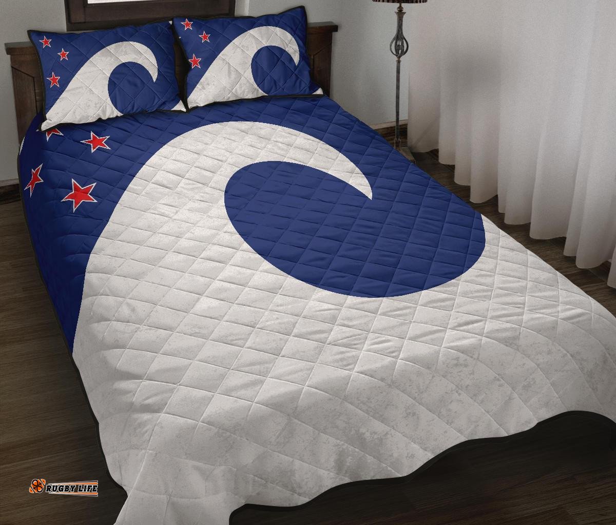 New Zealand Flag Southern Koru Quilt Bedding Sets