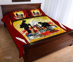 ANZAC Quilt Bed Set Lest We Forget Aboriginal Version