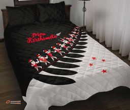 Quilt Bed Set New Zealand Haka Christmas Black