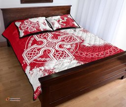 Isle of Man Quilt Bed Set Isle of Man Celtic Cross