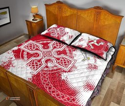 Isle of Man Quilt Bed Set Isle of Man Celtic Cross