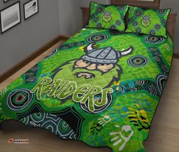 canberra quilt bed set raiders viking indigenous