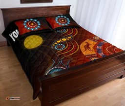 aboriginal personalised quilt bed set
