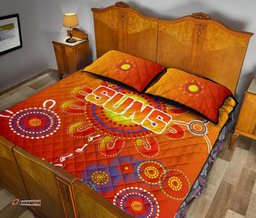 naidoc suns quilt bed set gold coast indigenous style