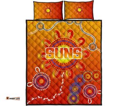 naidoc suns quilt bed set gold coast indigenous style